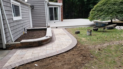 paver walkway installation