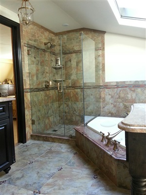 shower and tub installation