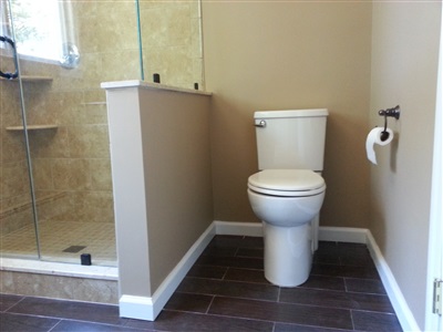 toilet installed