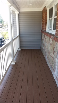 front porch installation