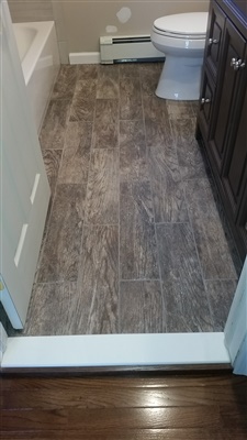 new bathroom flooring