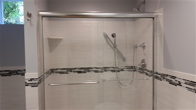 New shower installation