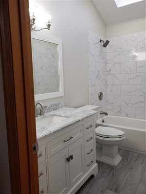 beautiful bathroom renovation